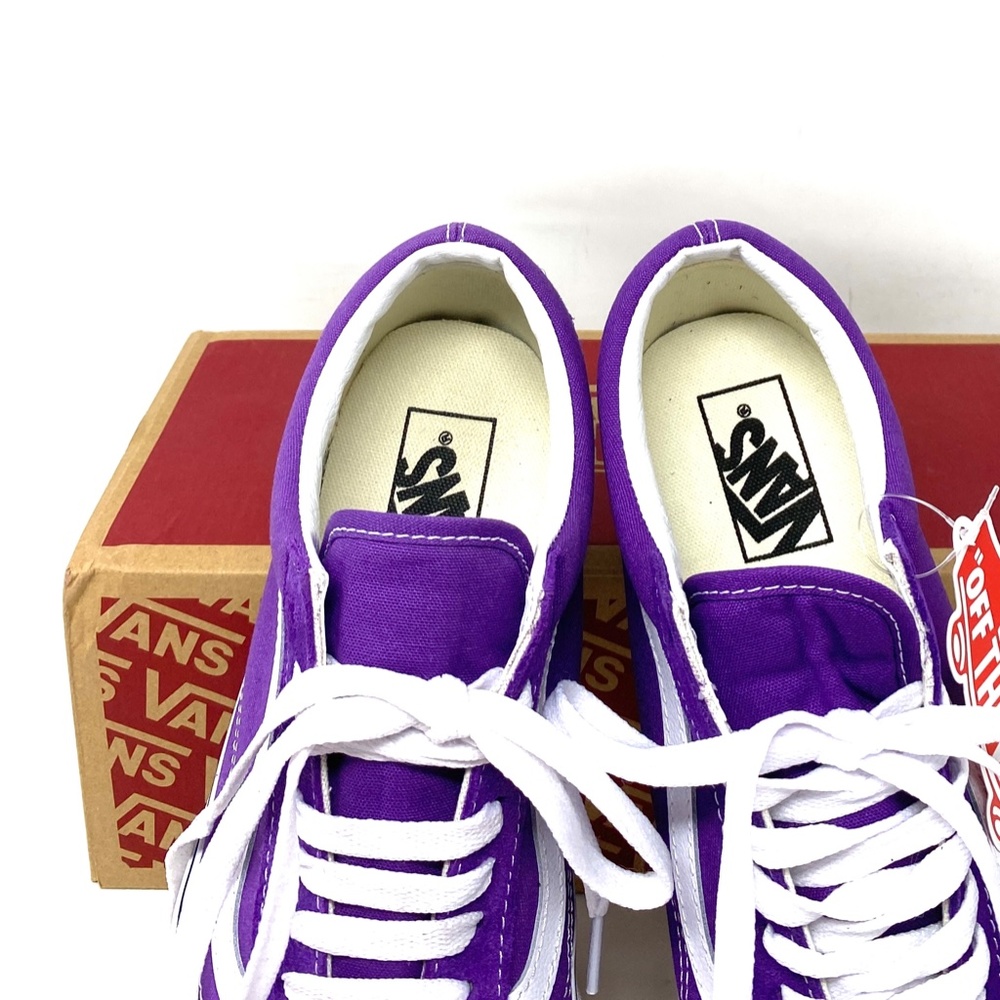 VANS Old Skool Low Top Purple Canvas Suede Women's Size Sneakers VN0A5KRSBEK - Picture 6 of 12
